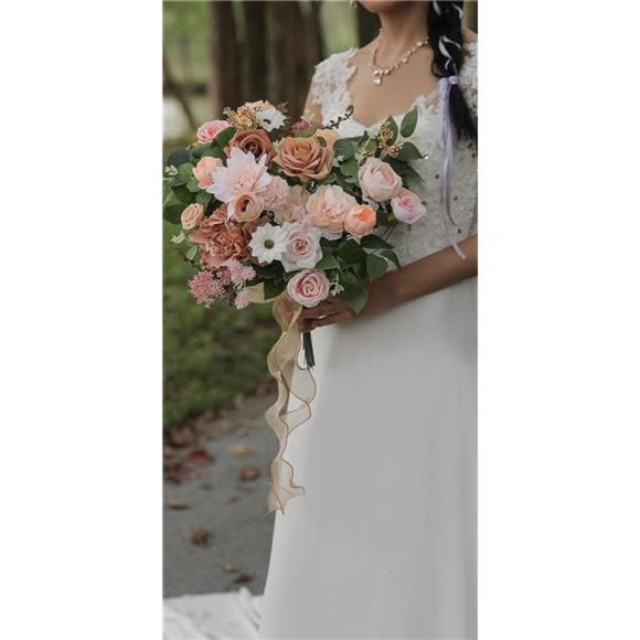 Artificial Flowers Combo Box Set Faux Flowers Bulk Flower Leaf with Stems DIY - Picture 6 of 6